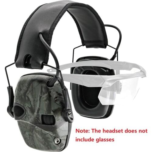 Tactics electronic shooting earmuffs anti-noise amplification hunting hearing protection headphones sightlines sponge ear pads