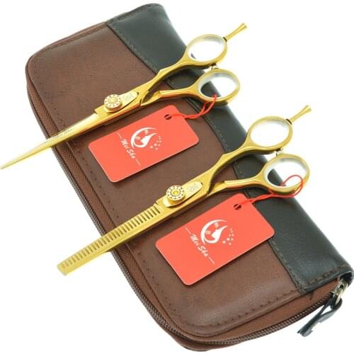 Meisha 5.5/6 inch Professional Hair Scissors Cutting Shears Barber Hair Cutting Thinning Hairdressing Set Salon Tools A0068A