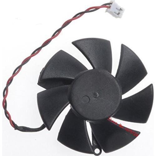 PLD05010S12L 0.1A 2pin Diameter 45mm Video Card VGA Cooler Fan For nVIDIA Geforce GT220 GTS210 ZOTAC Gefroce 210-TC512D3 Cooling