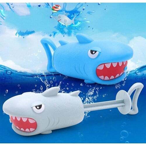 Pool Float Swimming Ring Shark Pumping Squirter Swimming Pool Float Bath Pool Toy Party Child&Adult Pool Toys Accessories