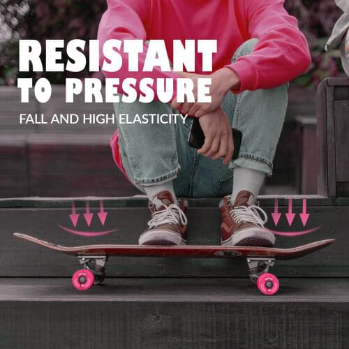 Ronyme 4 pieces ABEC-9 78A Longboard Wheels High Performance PU Skateboard Wheels Roller Wheels Replacement Wheels Accessories