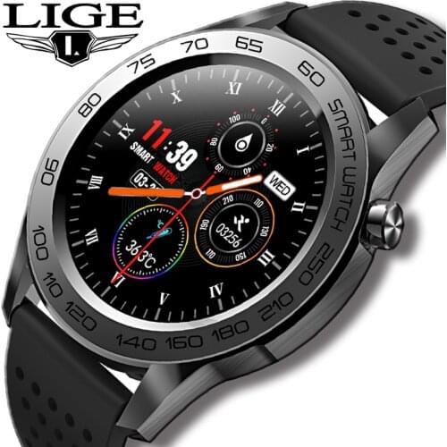 LIGE Ladies Sport Bracelet Smart Watch Women Smartwatch Men Smartband Android IOS Waterproof Fitness Tracker Smart Clock Mens