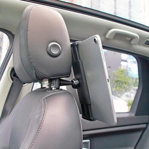 Universal Alloy Car Back Seat Smart Phone Tablet Holder Bracket Back Seat Phone Holder Car Bracket For iPad Car Accessories