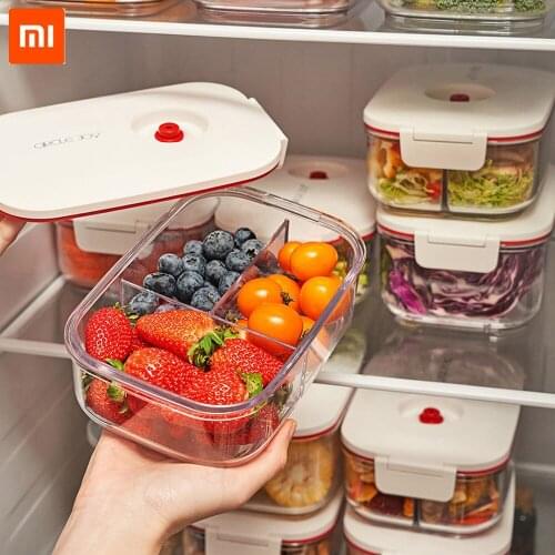 Circle Joy Vacuum Preservation Box Sealed Stoarge Box Lunch Box Fruit Storage Case Food Storage Container Office School Food Box