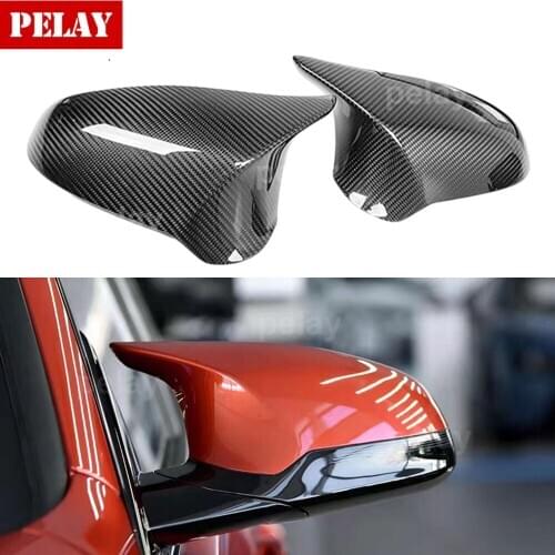M3 M4 Replacement Part Side Mirror Cover for BMW M3 M4 F80 F82 F83 2014 - UP F87 M2 Competitio Car Mirror Caps Carbon Fiber
