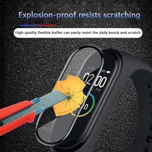 Protective film for mi band 4 strap film Explosion-proof scratch-resistant protector mi band 4 glass (Non-Tempered glass) Shield