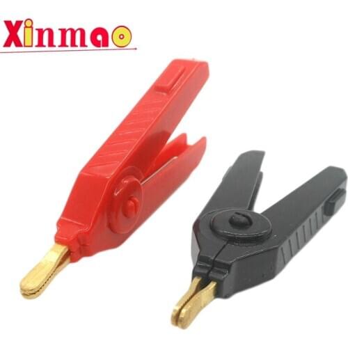 1PCS SMD detection of alligator clip LRC positive and negative electrode flat mouth of alligator clip