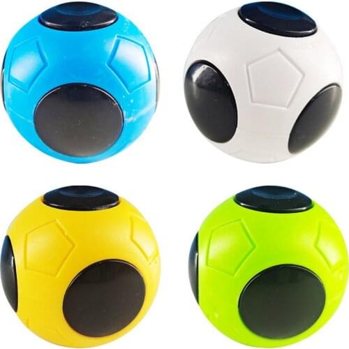 2.36in Fidget Football Fingertips Finger Gyro Spinner Stress Relief Toys Footballs Top Game Gifts For Children Christmas