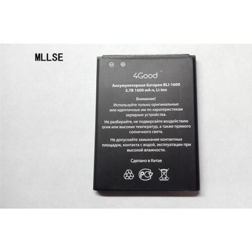 MLLSE 1600mAh BLI-1600 Battery for 4Good S450m 4G TLI-1600 Phone Battery