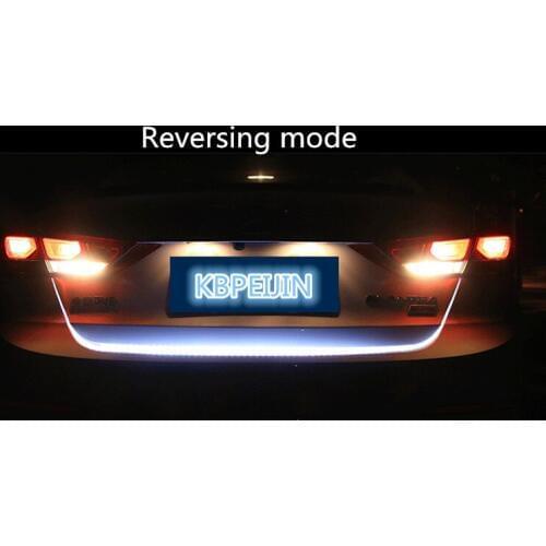 Accessories LED Dynamic Trunk Strip Lighting Rear Tail light Sticker for Ford mondeo kuga fiesta Focus2 3 ecosport car styling