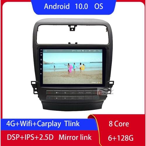 For Acura TSX 2004 - 2007 2008 Central Multimidia Android Auto Autoradio Carplay Car Audio Radio 1 Din Reproductor Coche Wifi