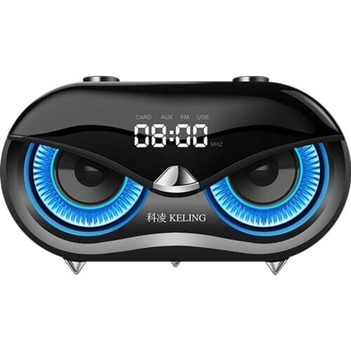 K5 mobile phone wireless bluetooth speaker portable desktop home speaker subwoofer computer audio alarm clock