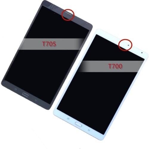 For Samsung Galaxy Tab S 8.4 T700 T705 SM-T700 SM-T705 LCD Display + Touch Screen Digitizer Assembly (NO Frame And With Frame)