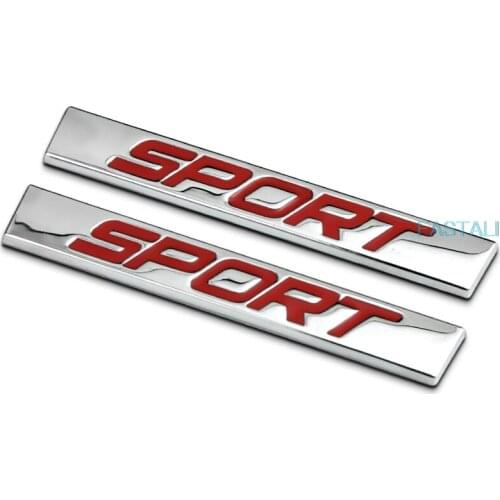 For Volkswagen BORA Lavida elantra JETTA SPORT car labeling metal body stickers sport word mark Car decoration accessories