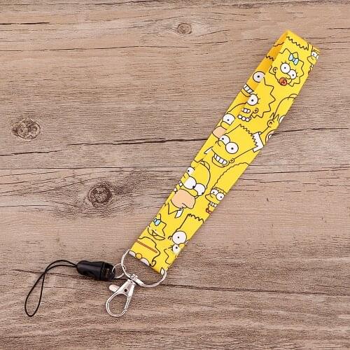 JF814 Cell Phone Straps Cartoon Funny Lanyard Neck Strap Wrist Rope Hanging Neck Rope For Cell Phone Hanging Rope