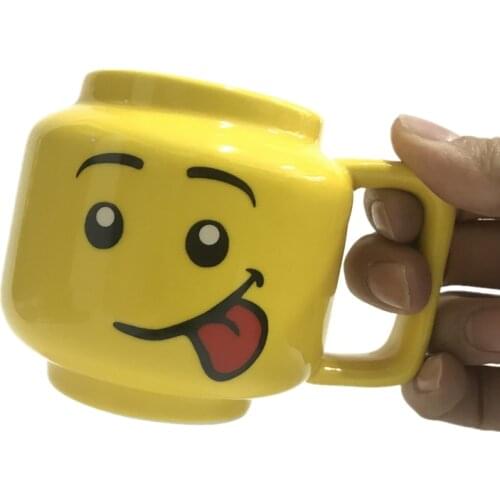 Ceramic Cute Expression Coffee Mugs Cartoon Tea Cups Creative Drinkware