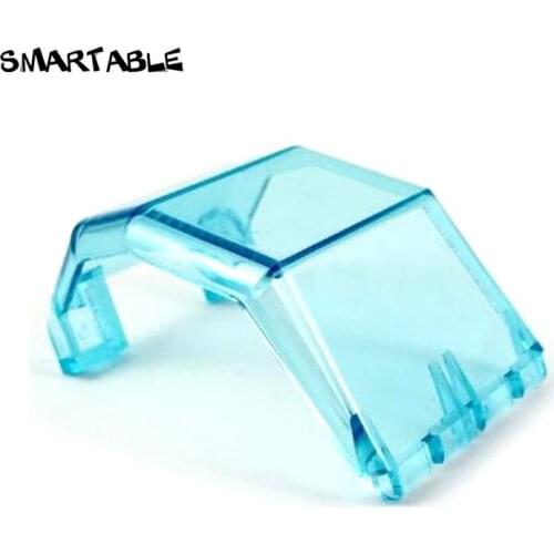 Smartable Windscreen 4x4x3.667 Helicopter Building Blocks MOC Parts Toys For Kids Compatible 2483 / 81800 20pcs/Lot