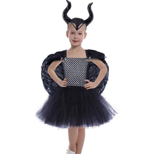 Girl-Childrens-Performance-Clothing-For-Purim-Party-Disfraz-Halloween-Purim-Costume-For-Kid-Girls-Witch-Vampire-Cosplay-Costume
