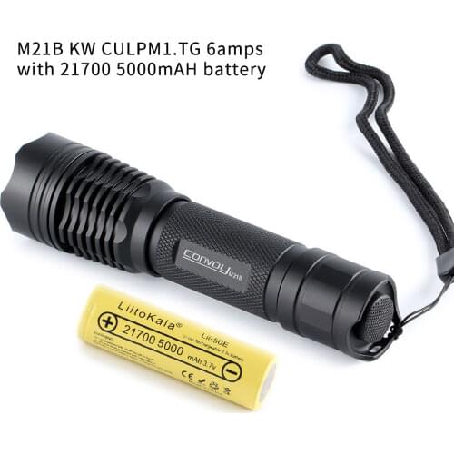 M21B with KW CULPM1.TG (6A current),with 21700 5000mAH