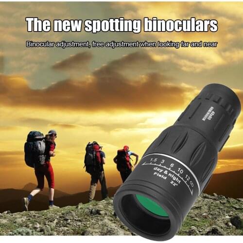 10X Mini Monocular Portable Telescope Binoculars Outdoor Handy Optics Scope Outdoor Camping Hiking Traveling Hunting Accessories