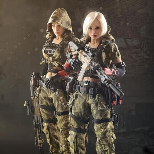 NEW FLAGSET Doomsday War Death Squad U Umir 1/6 soldier model with war dog FS73022 12 inch movable female soldier