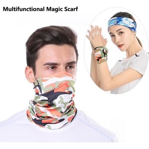 Outdoor Cycling Riding Scarf Neckerchief Bicycle Bike Sun-proof Face Cover Mask Sports Headband Bandanas
