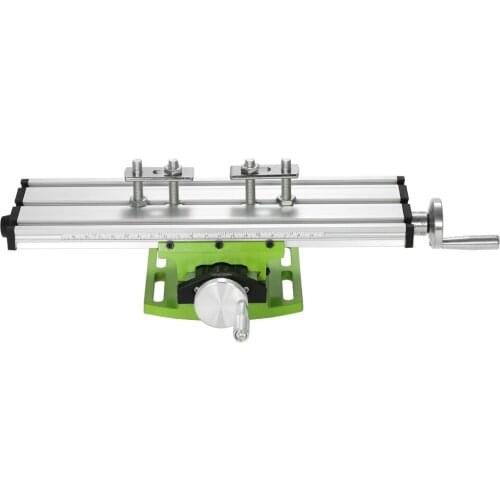 Mini Compound Bench Drilling Slide Table Worktable Milling Working Cross Table Milling Vise Machine for Bench Drill Stand
