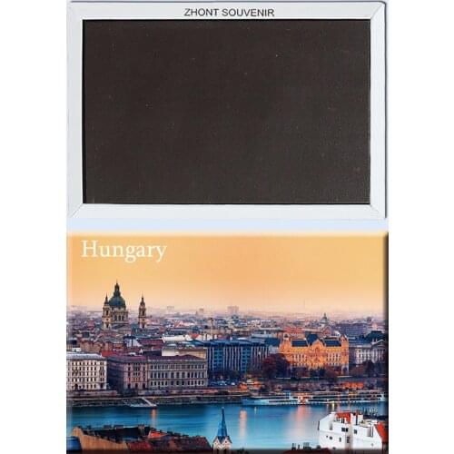 Hungary budapest aerial view river megapolis Travel souvenirs 22985 Magnetic refrigerator