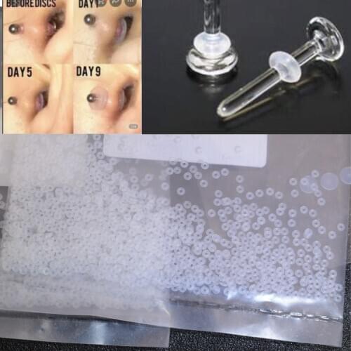 100pcs Transparent Ear stud Back Soft Silicone Anti-Pain Pad Anti-Pain Pad For Earrings Accessories DIY Jewelry Findings