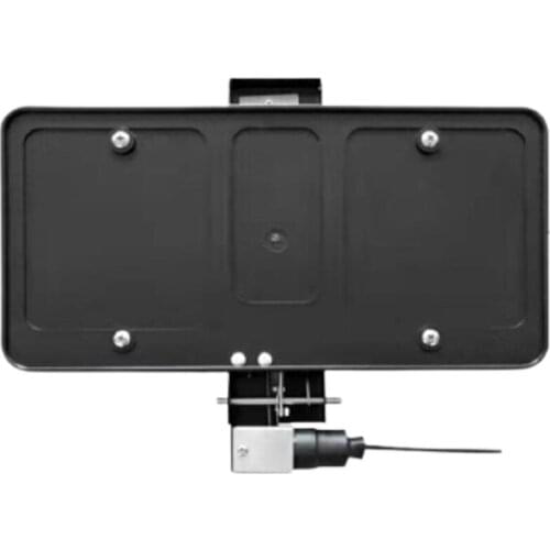 US Retractable Car License Plates Covers Frames Cover Frame Blank License Plate Kit with Screws Frame Holder Shield Bracket