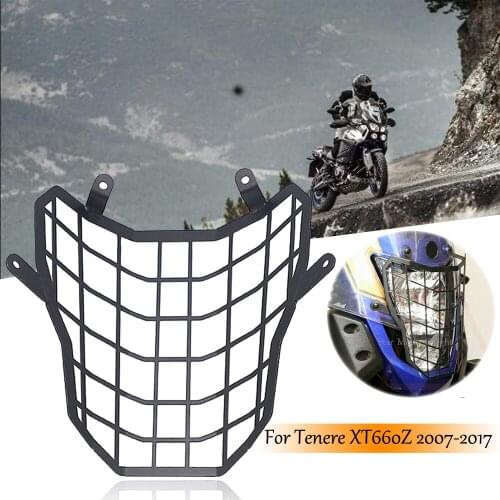 Motorcycle Headlight Head Light Guard Protector Cover Protection Grill For Yamaha XT 660 Z Tenere XT660Z 2007-2017 2016 2015