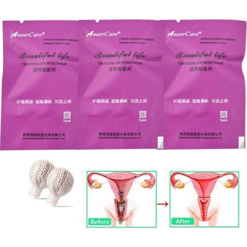 1/3/6pcs Vaginal Detox Pearls for Women Tampon Swabs Clean Point Discharge Toxins Gynaecology Pad Yoni Pearls Hygiene Product