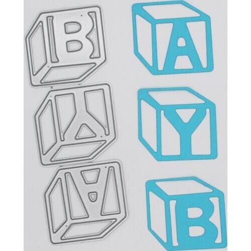 122*43mm alphabet letters decoration Metal steel frames Cutting Dies DIY Scrapbooking Photo Album Embossing paper Cards