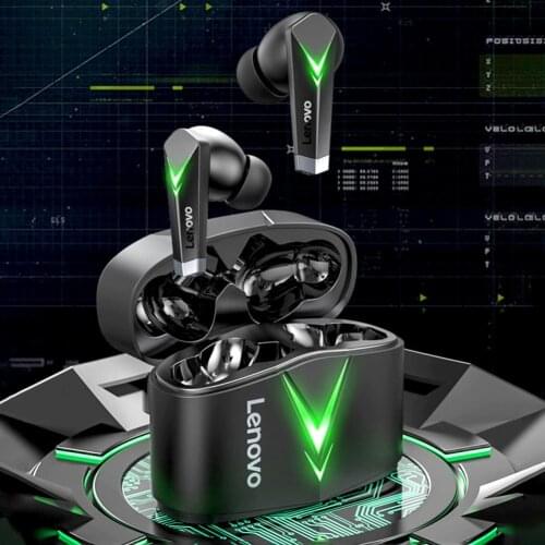 2Pcs High-fidelity Wireless Earphones Rechargeable Bluetooth 5.0 Stereo In-ear Earbuds Handsfree No Delay Headset for Lenovo LP6