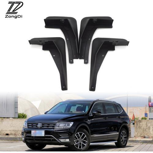 ZD Car Front Rear Mudguards For VW Tiguan 2 Mk2 2016 2017 2018 Accessories Mudflaps Car-styling Fenders 1Set/4Pcs Splash Guards