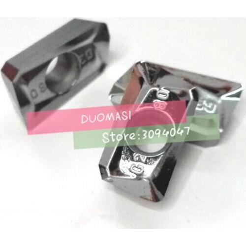 Free shipping, Aluminum CNC carbide blade APKT1135, R0.8 milling insert, CNC lathe tool, the processing of aluminum products