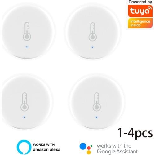 Temperature Sensor Smart Air Pressure Humidity Environment Sensor Smart Control Zigbee Connection For Tuya/SmartLife App