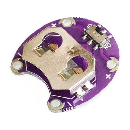 LilyPad Coin Cell Battery Holder CR2032 Battery Mount Module for arduino Diy Kit