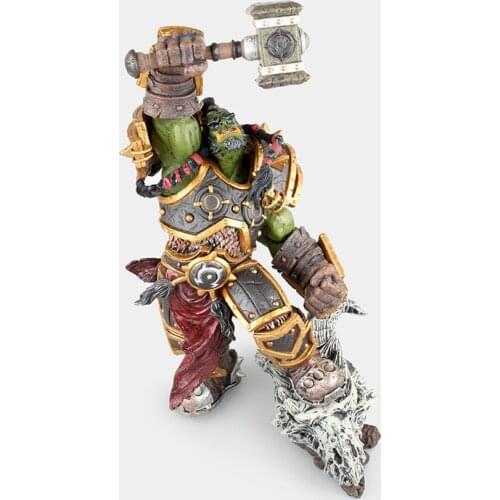 DC WOW Thrall The Orc Shamman Action Figure Toys Thrall The Orc Shamman Doll PVC ACGN Figure Collectible Model Toy Brinquedos