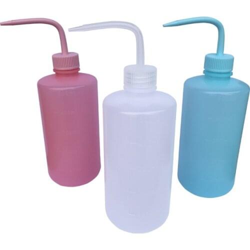 Tattoo Wash Bottle - 2Pcs 250ml Safety Wash Bottle Watering Tools Economy Plastic Squeeze Bottle for Medical Label Tattoo Supply