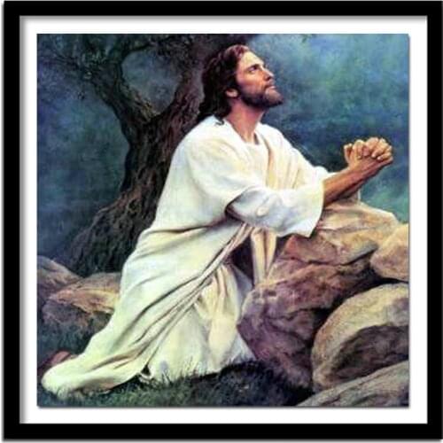 Square Diamond Kits Diy diamond painting Cross Stitch Full Diamond Embroidery 5D Needlework Jesus think VS752