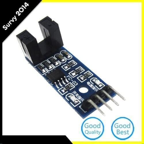 Slot-type Optocoupler Module Speed Measuring Sensor for Motor test diy electronics