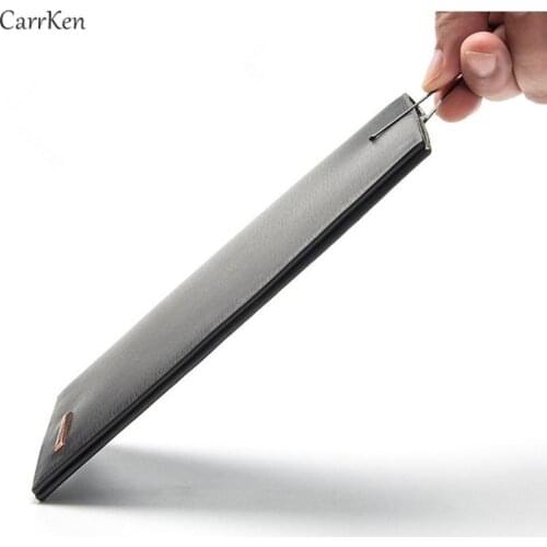 Mans Wallet Of Leather Long Clutch Money Bag Carteira Masculina Pequena Small Pocket 2021 Man Purse Thin Wallet Luxury Purses