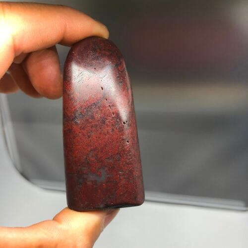 A natural ruby used to decorate a house