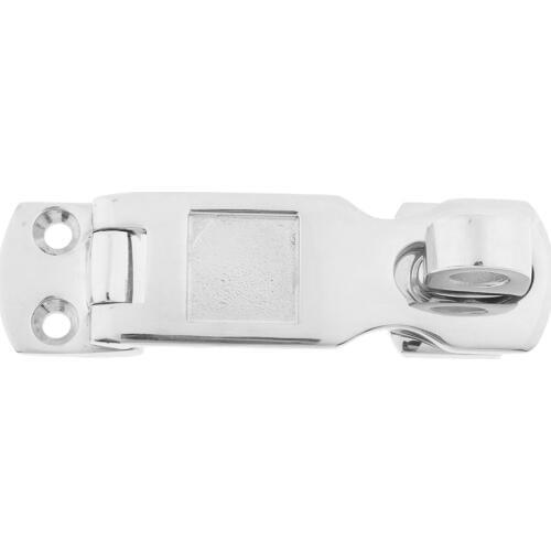Polished Boat Hatch Anti-Rattle Latch Fastener Clamp - Marine Stainless Steel - 90mm/3.54Inch