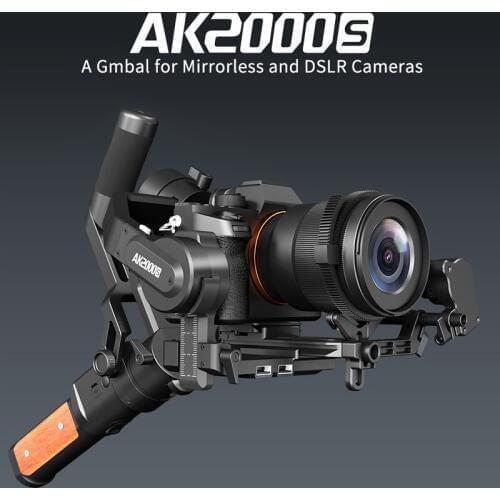 FeiyuTech AK2000S Handheld Gimbal 2.2 kg Payload Stabilizer for NIKON Canon Sony Video for DSLR Mirrorless Camera VS AK2000