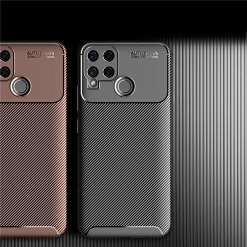 Silicone Bumper For OPPO Realme C15 Case For Realme C15 Cover Non-Slip Shockproof Rubber Protective Phone Cover For Realme C15