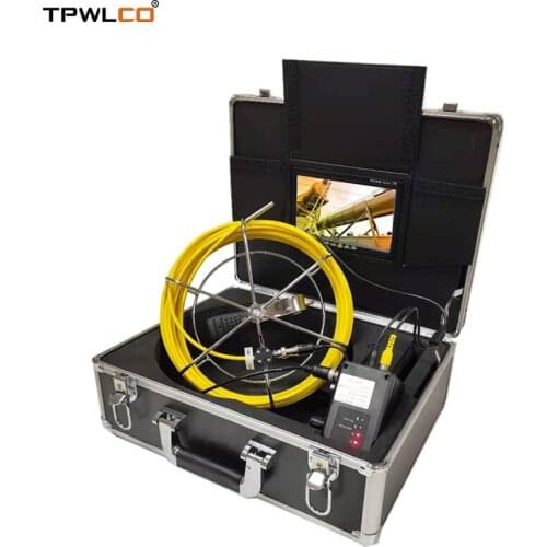 8GB SD Card DVR Function Sewer Cleaner Waterproof Camera 7" LCD Screen 20-50m Cable 6.5mm Pipe Inspection With 6pcs LEDS