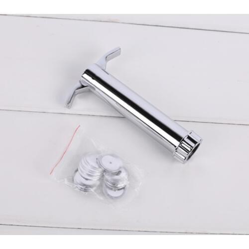 1Set Stainless Steel Clay Cake Sculpture Tools Polymer Clay Extruder Crowded Mud Machine Portable Pottery Arts Craft Sculpt