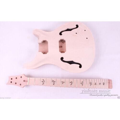 1 set New electric guitar Neck Guitar Body 1 set Solid wood High quality 1f